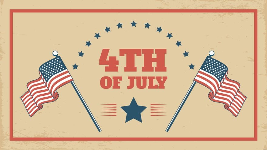 Free Vintage 4th Of July Background