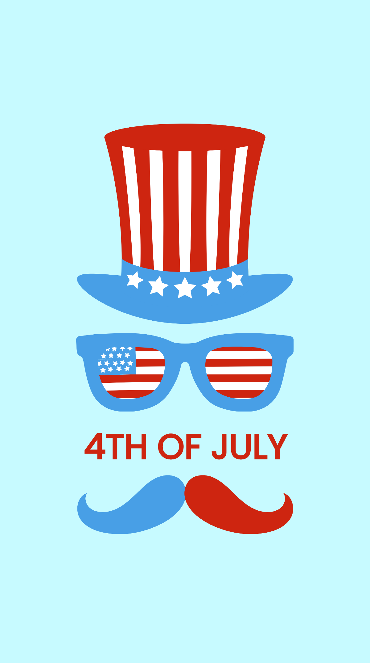 Free 4th Of July Iphone Background Template