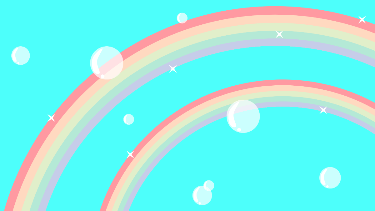 Double Rainbow Background Template