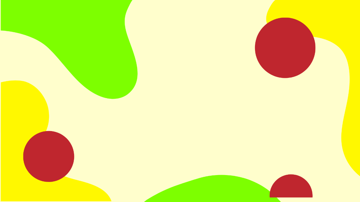 Red Yellow Green Background Template