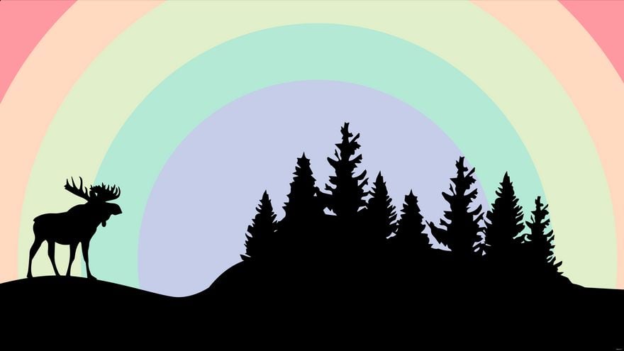 Nature Rainbow Background