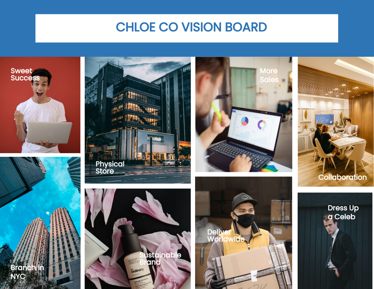 Business Vision Board Template