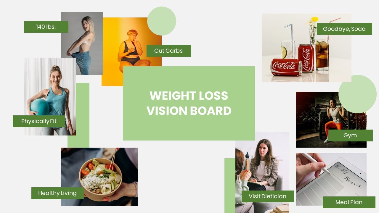 Free Weight Loss Vision Board Template