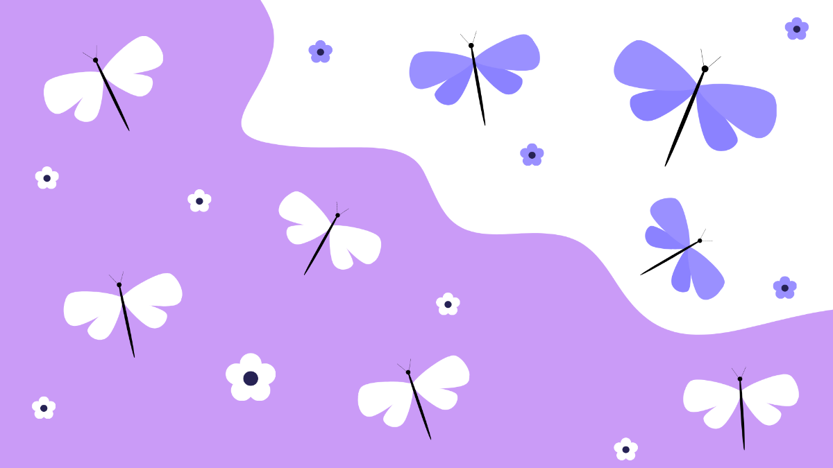Baby Purple Background Template