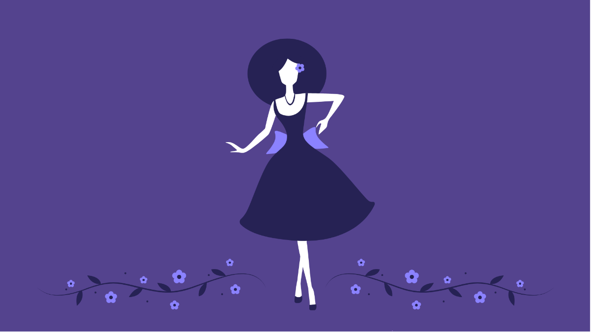 Free Girly Purple Background Template