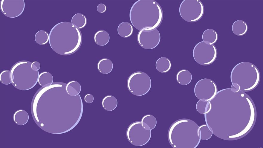 Purple Bubble Background - EPS, Illustrator, SVG 