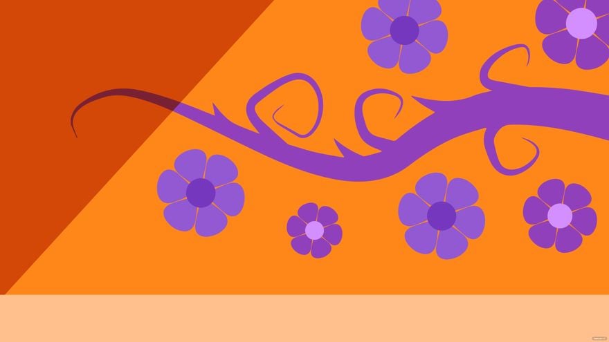 Free Orange and Purple Background