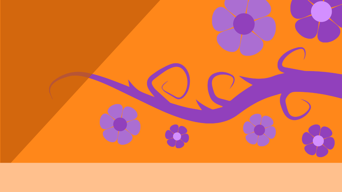 Free Orange and Purple Background Template
