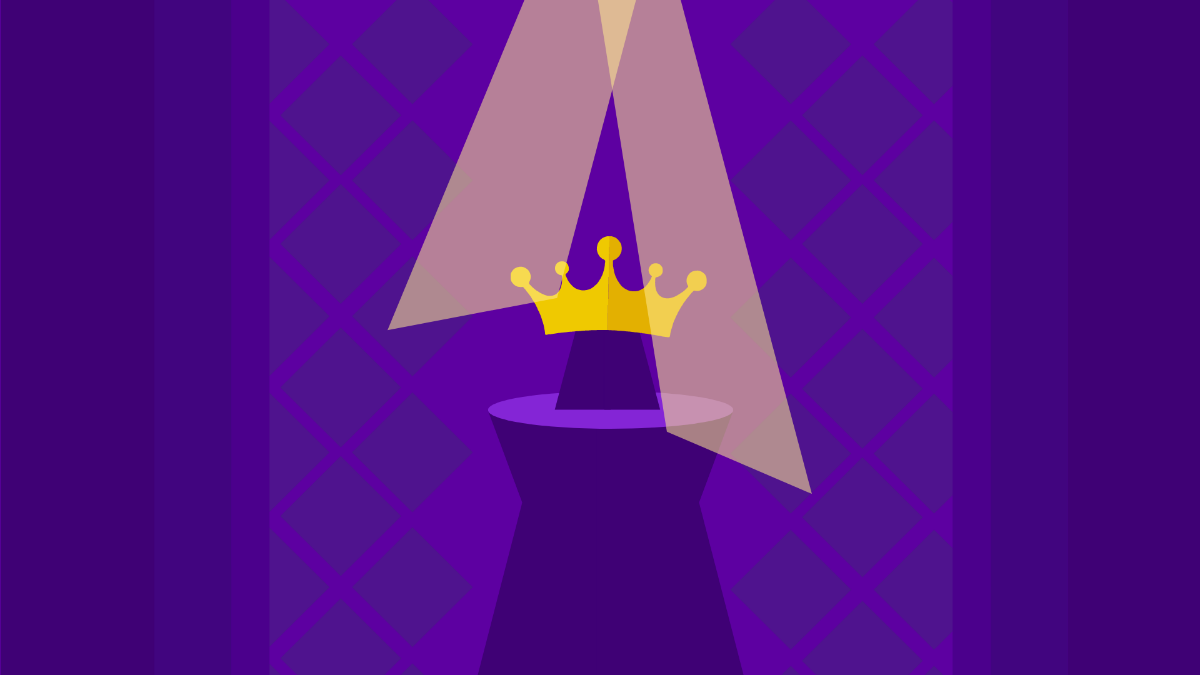 Royal Purple Background Template
