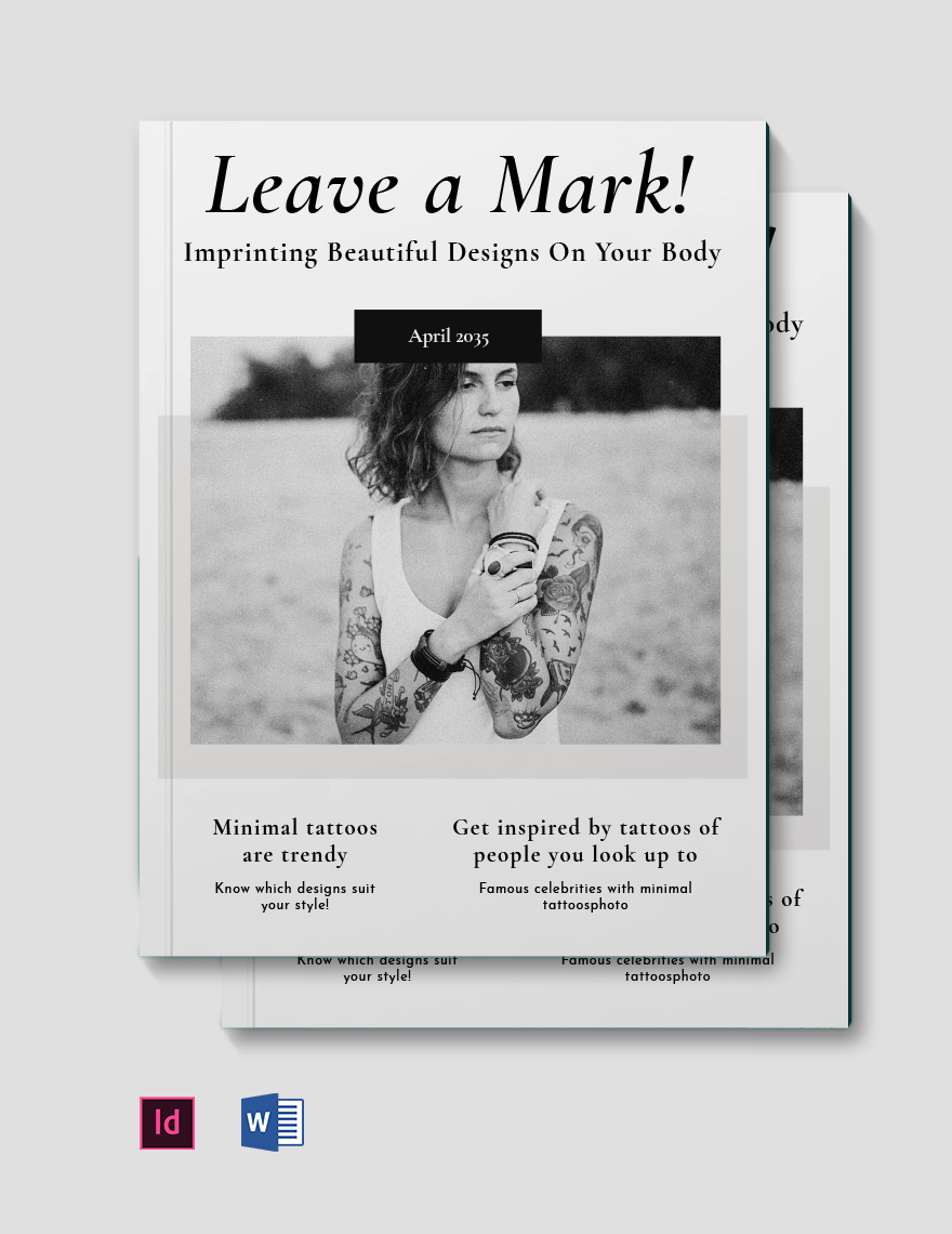 Minimal Zine Template in Word, InDesign - Download | Template.net