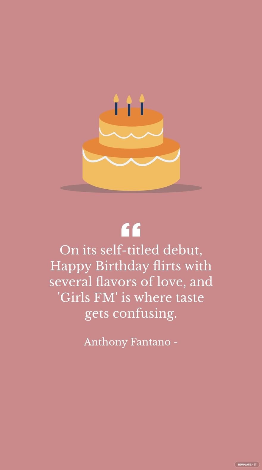 Anthony Fantano - Cryptic messages and abstract statements are littered throughout the music of Happy Birthday, but it hasn't made the band's sun-baked pop-rock any less infectious.