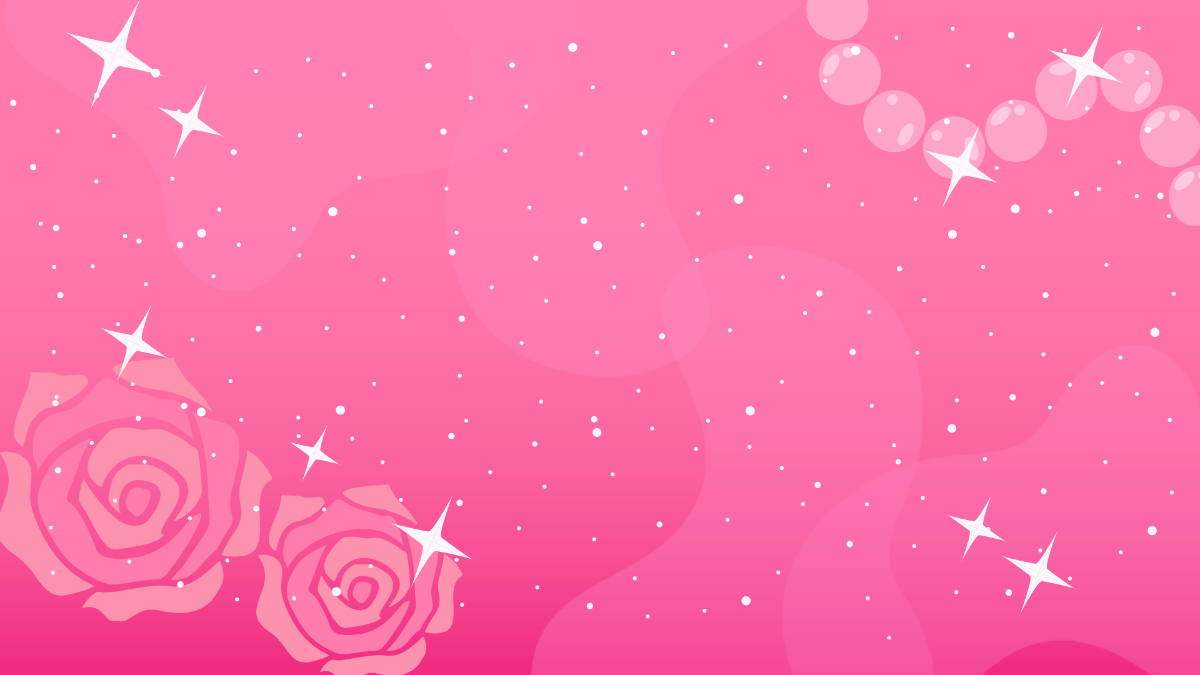 Light Pink Glitter Background Template