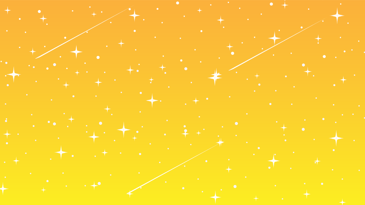 Yellow Glitter Background Template