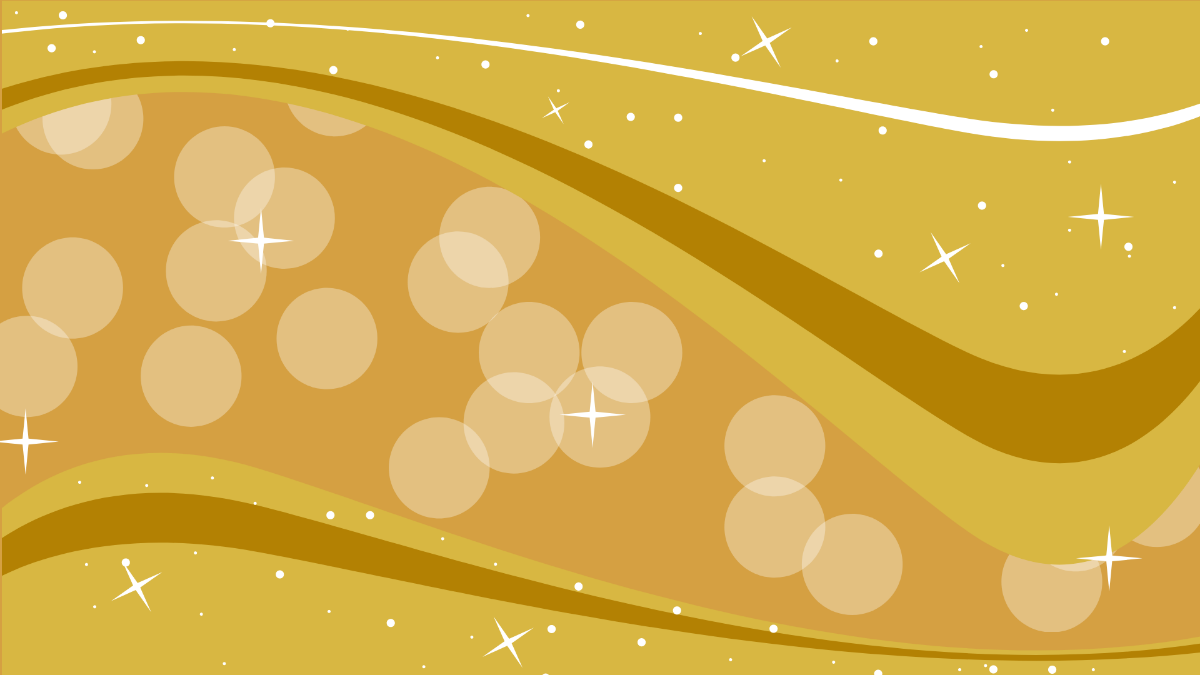 Gold Glitter Background Template