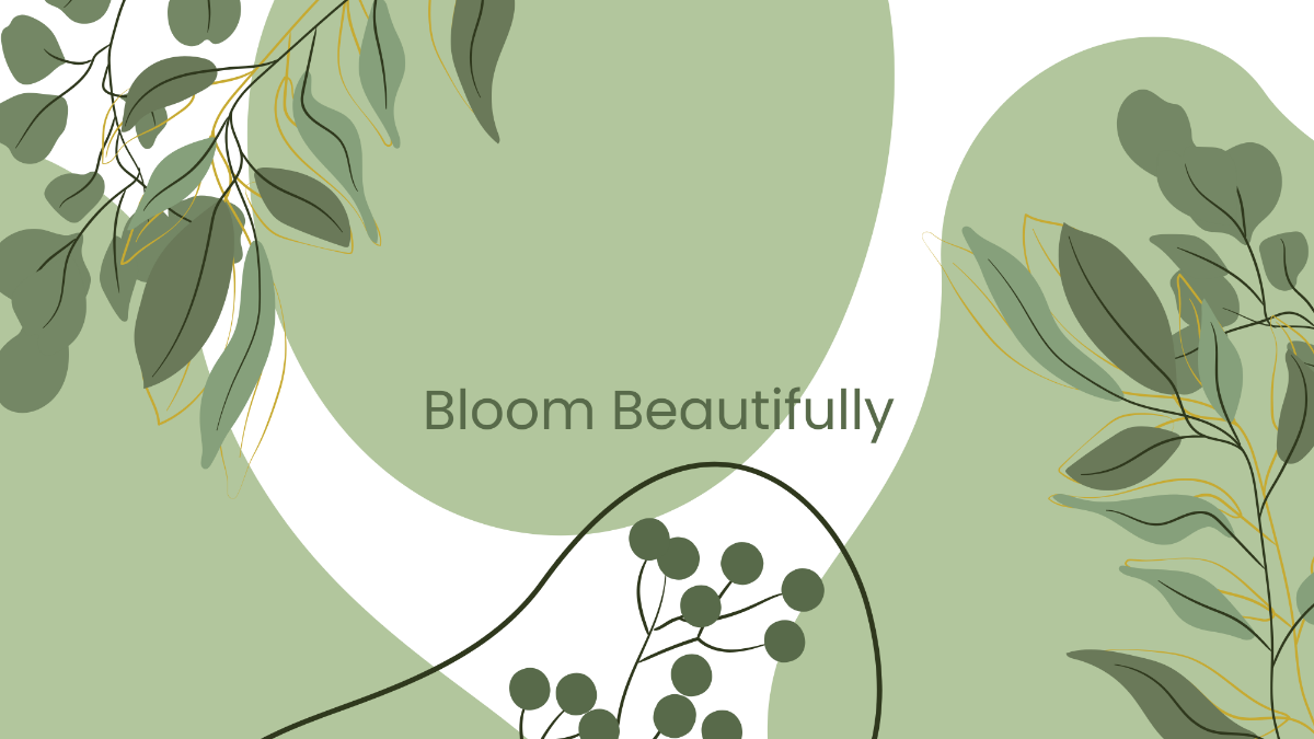 Flower Nature Wallpaper Template