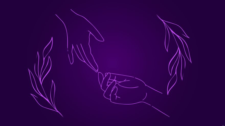 Free Neon Purple Aesthetic Wallpaper - Download in JPG