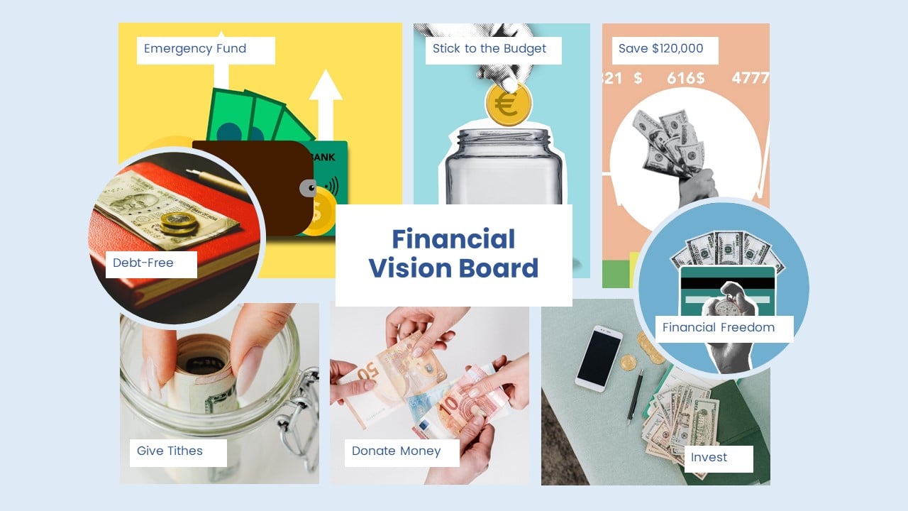 Free Financial Vision Board Template