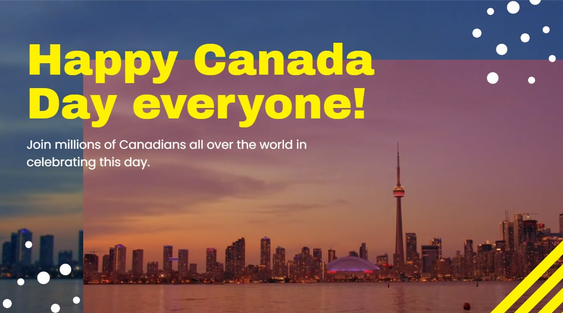 Happy Canada Day Video Template