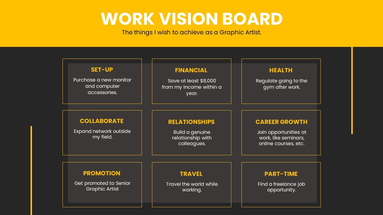 Free Work Vision Board