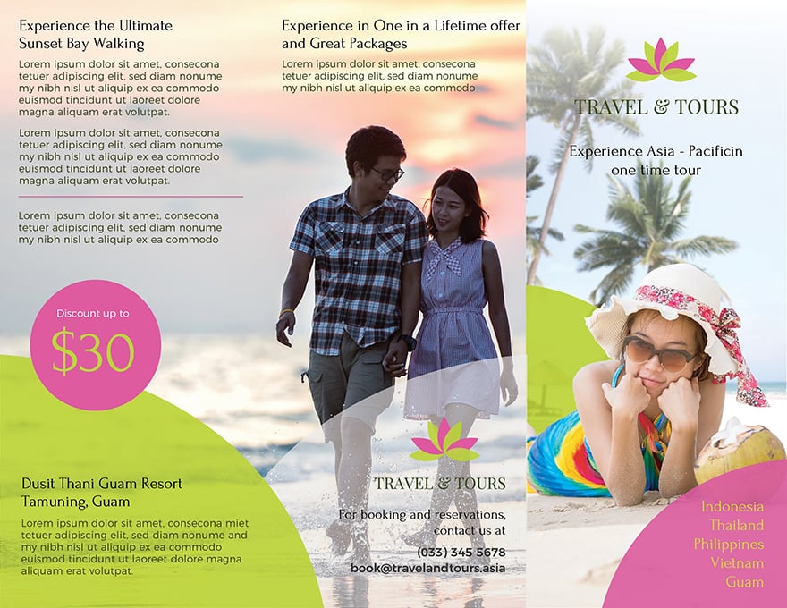 Travel and Tour Brochure Template