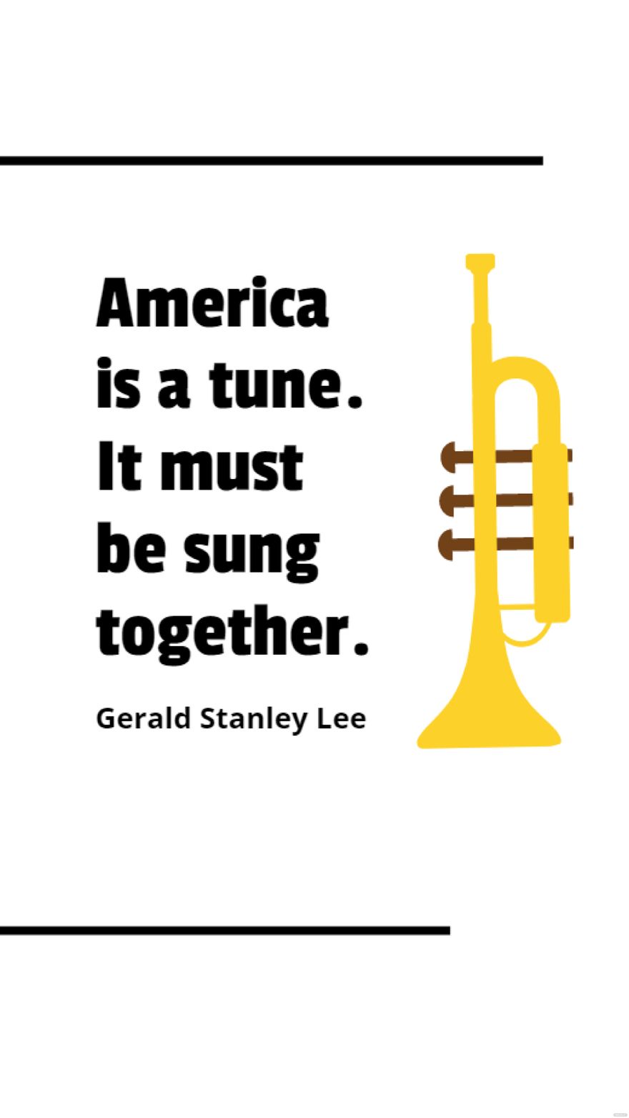 Free Gerald Stanley Lee -  America is a tune. It must be sung together in JPG