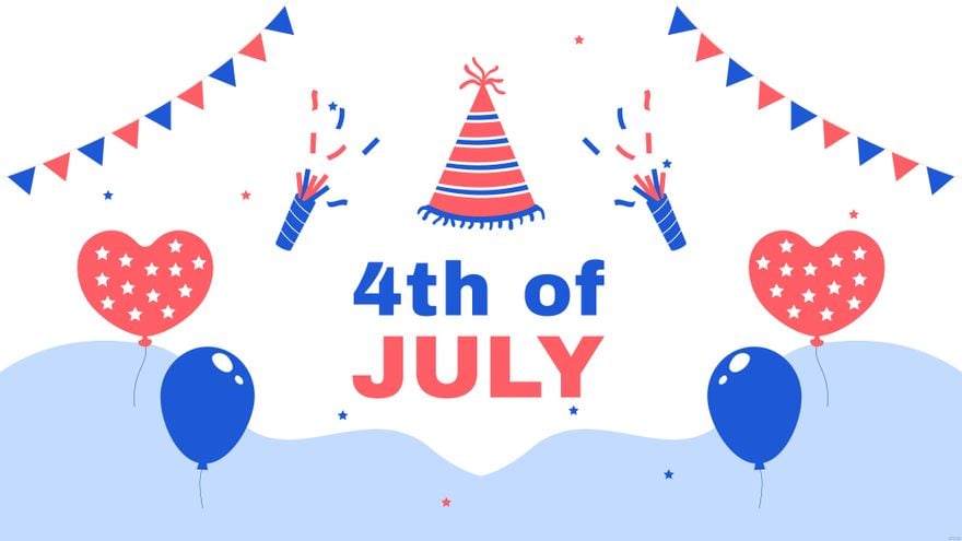 4th Of July Party Background in Illustrator, EPS, SVG, JPG, PNG