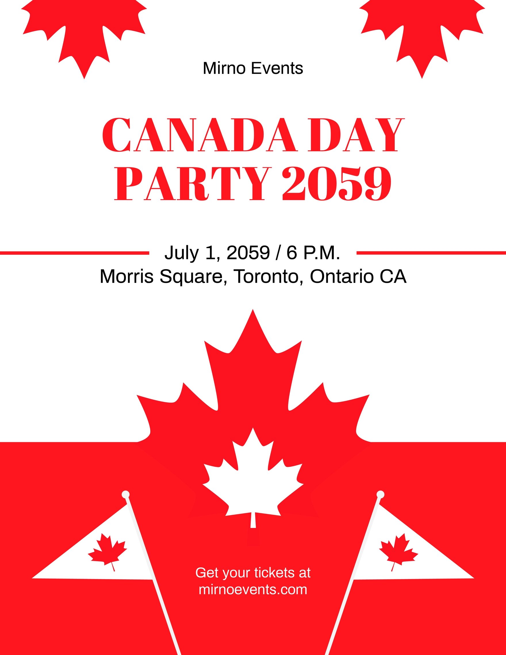 Free Canada Day Event Flyer Template in Word, Google Docs, Illustrator, PSD, Apple Pages, Publisher