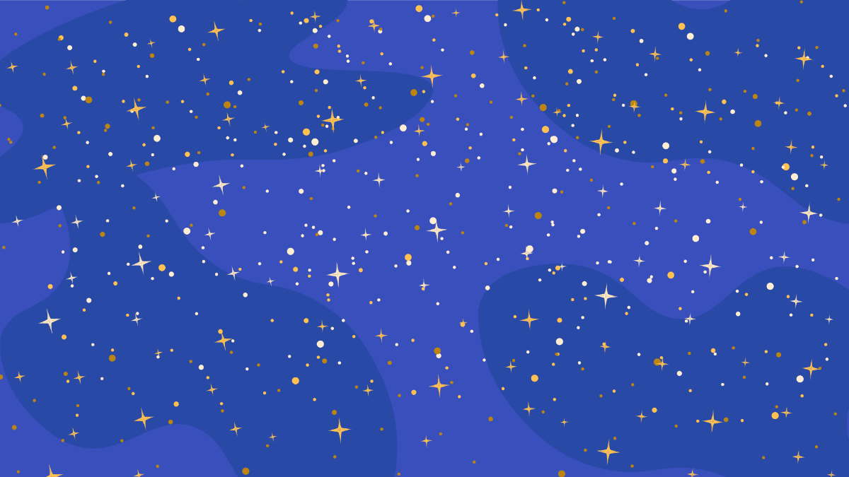 Blue and Gold Glitter Background Template