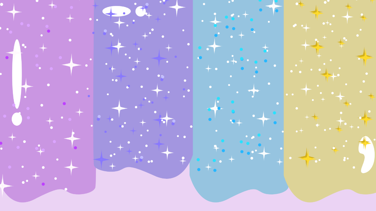 Colorful Glitter Background Template