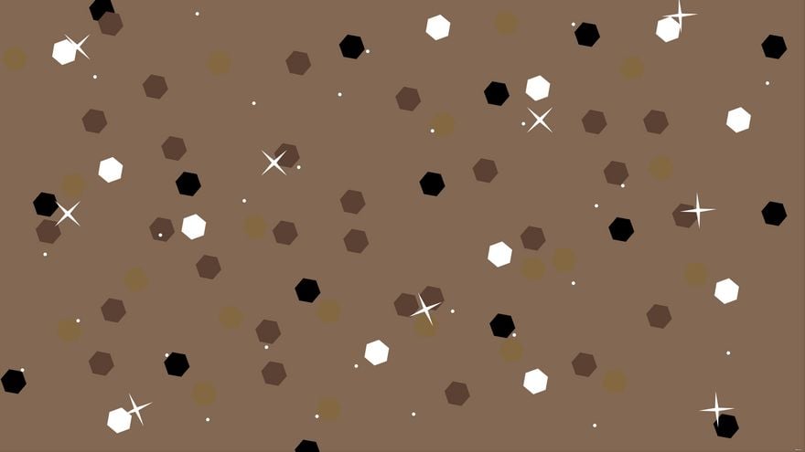 Brown Glitter Background Template