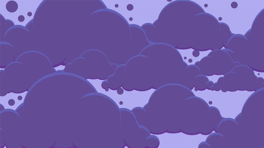 Purple Clouds Background in Illustrator, EPS, SVG