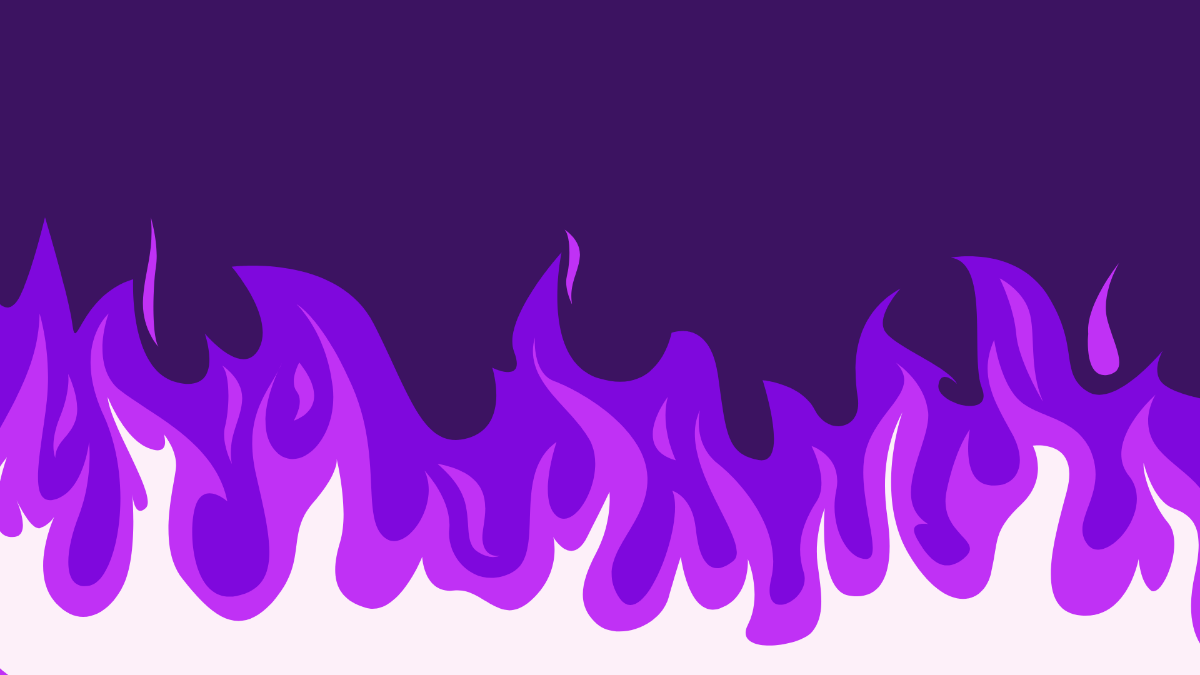 Purple Fire Background Template