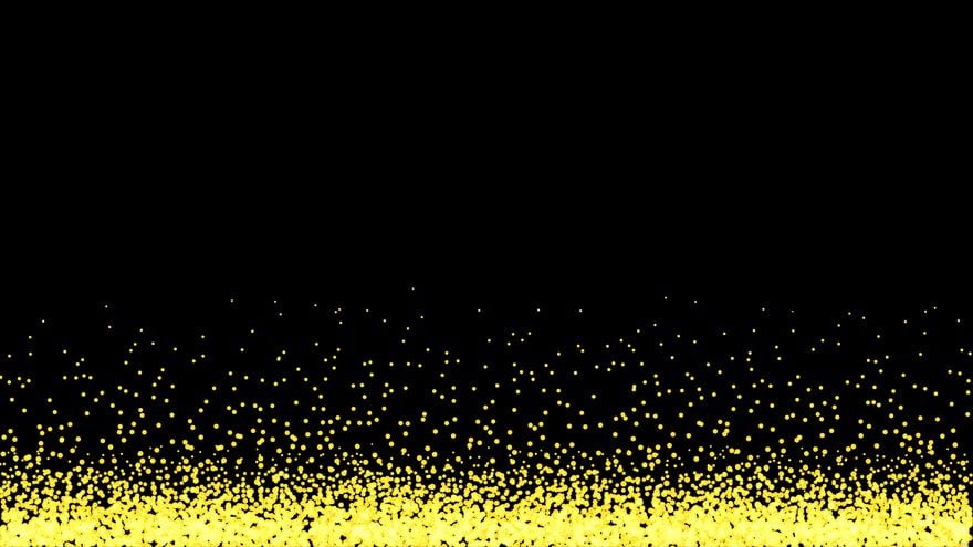 Yellow and Black Glitter Background