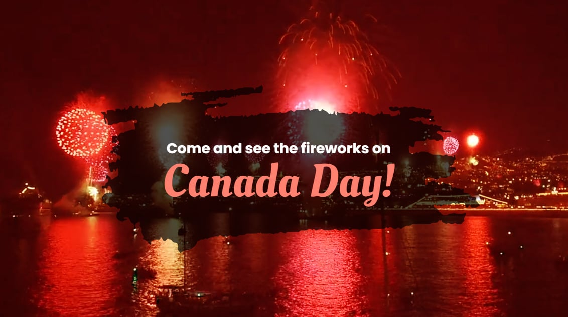 Canada Day Fireworks Video Template