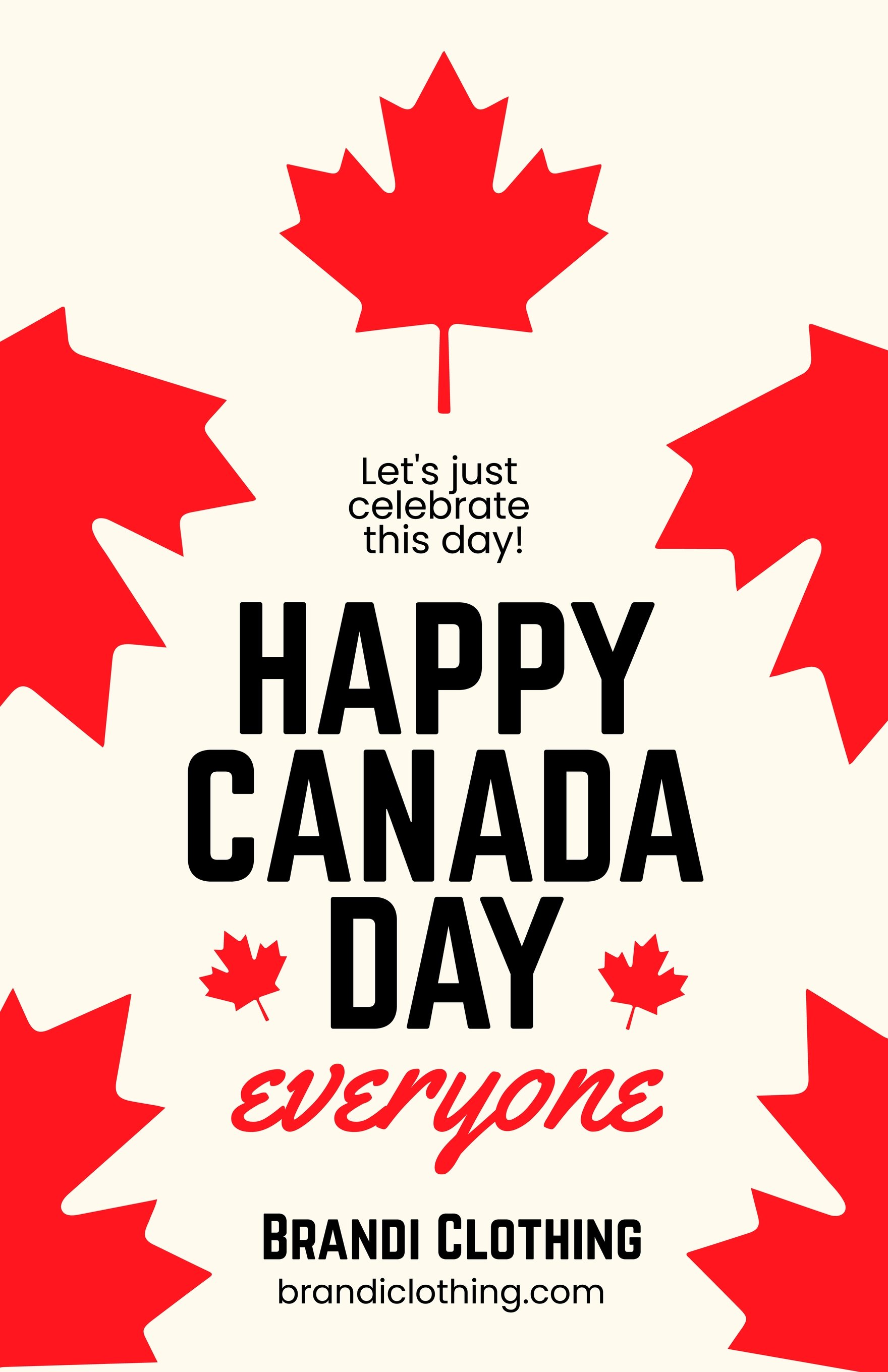 Funny Canada Day Poster