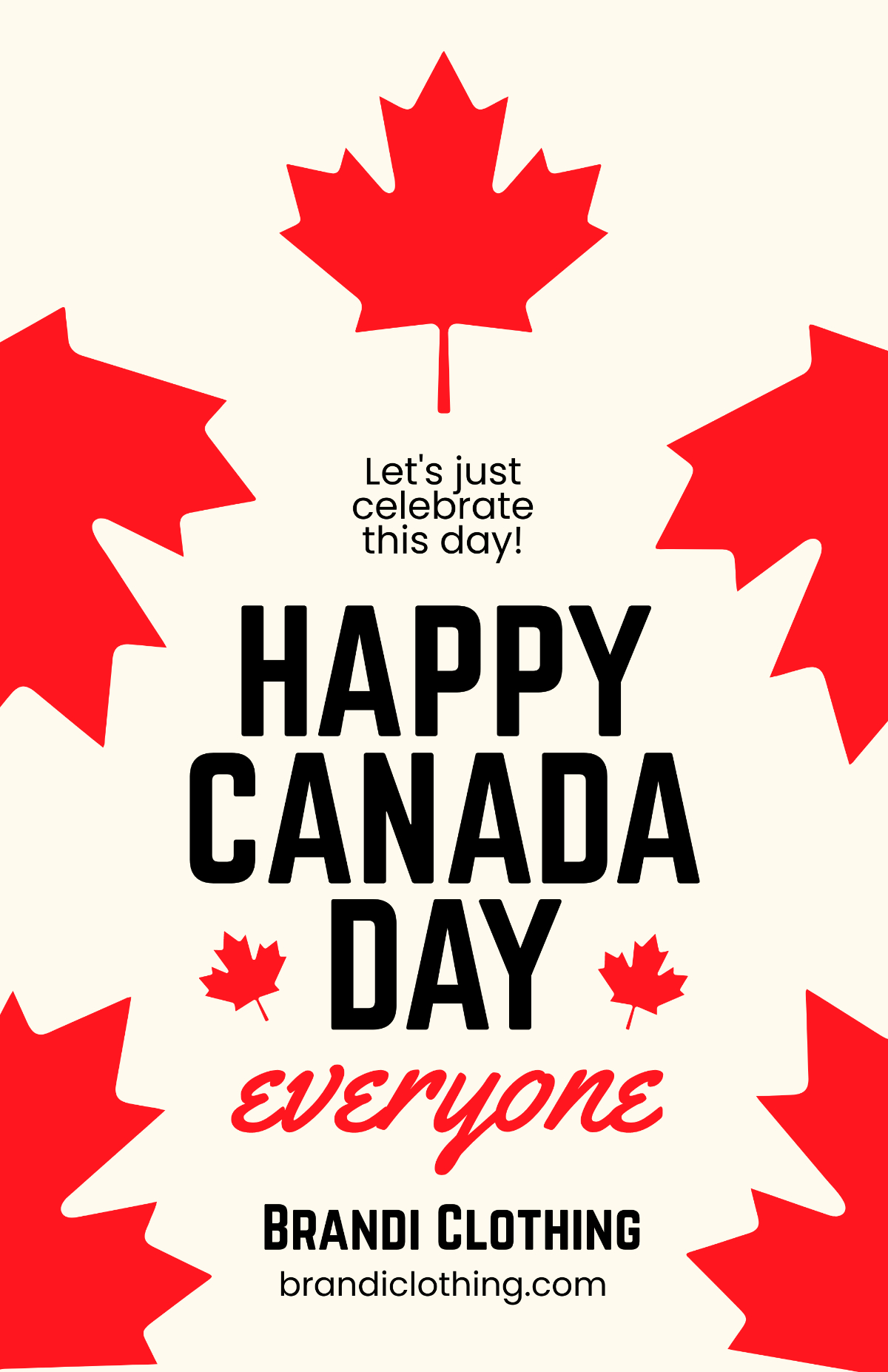 Funny Canada Day Poster