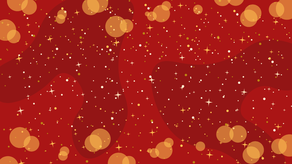 Red and Gold Glitter Background Template