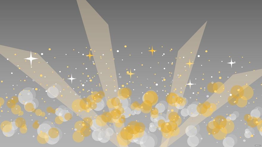 Silver and Gold Glitter Background