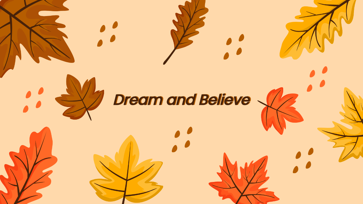 Free Fall Leaves Wallpaper Template