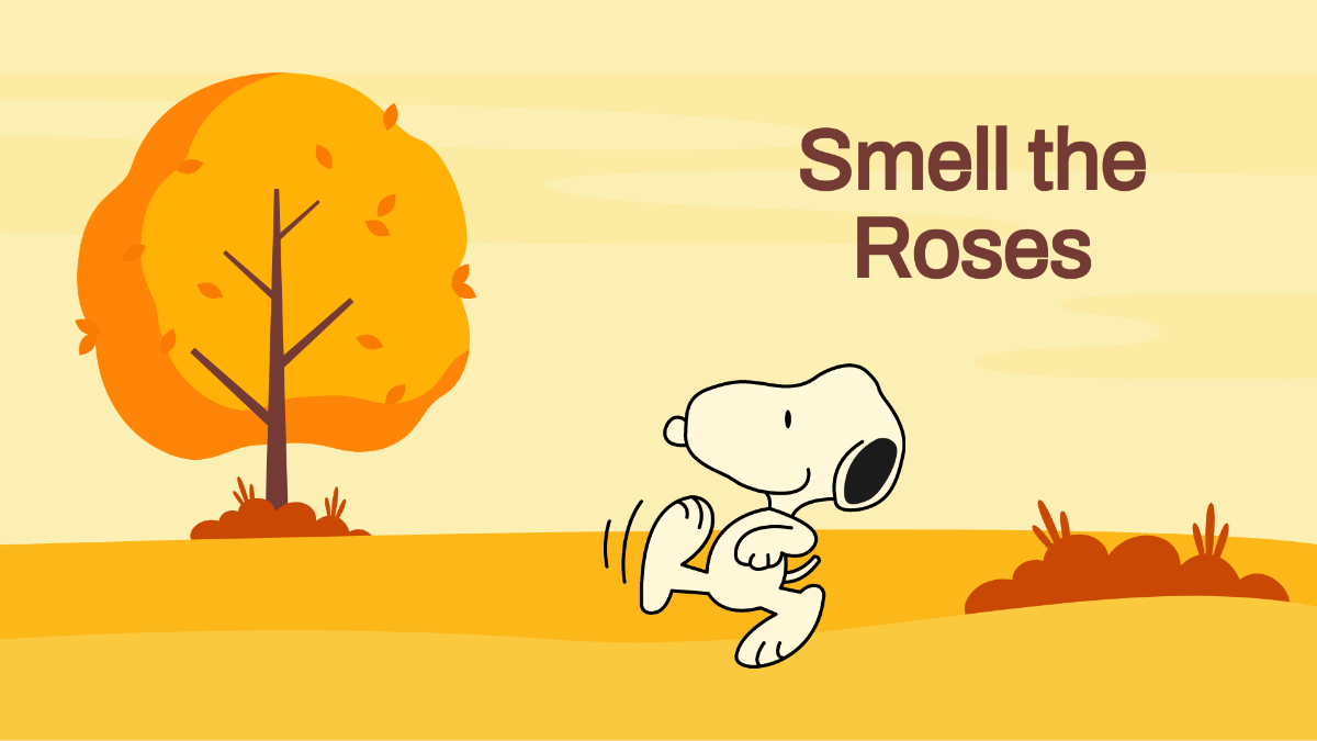 Snoopy Fall Wallpaper Template