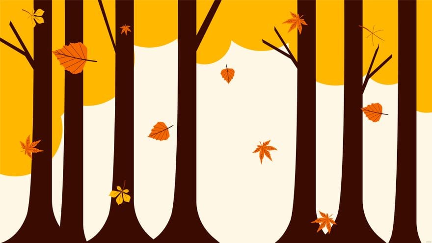 Fall Zoom Background in PSD, JPG