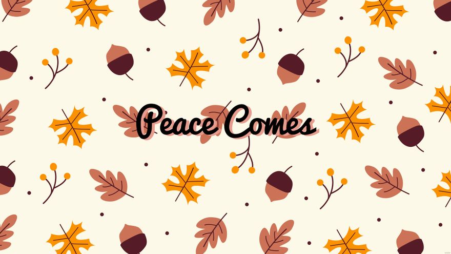 Page 2 - Free customizable autumn desktop wallpaper templates