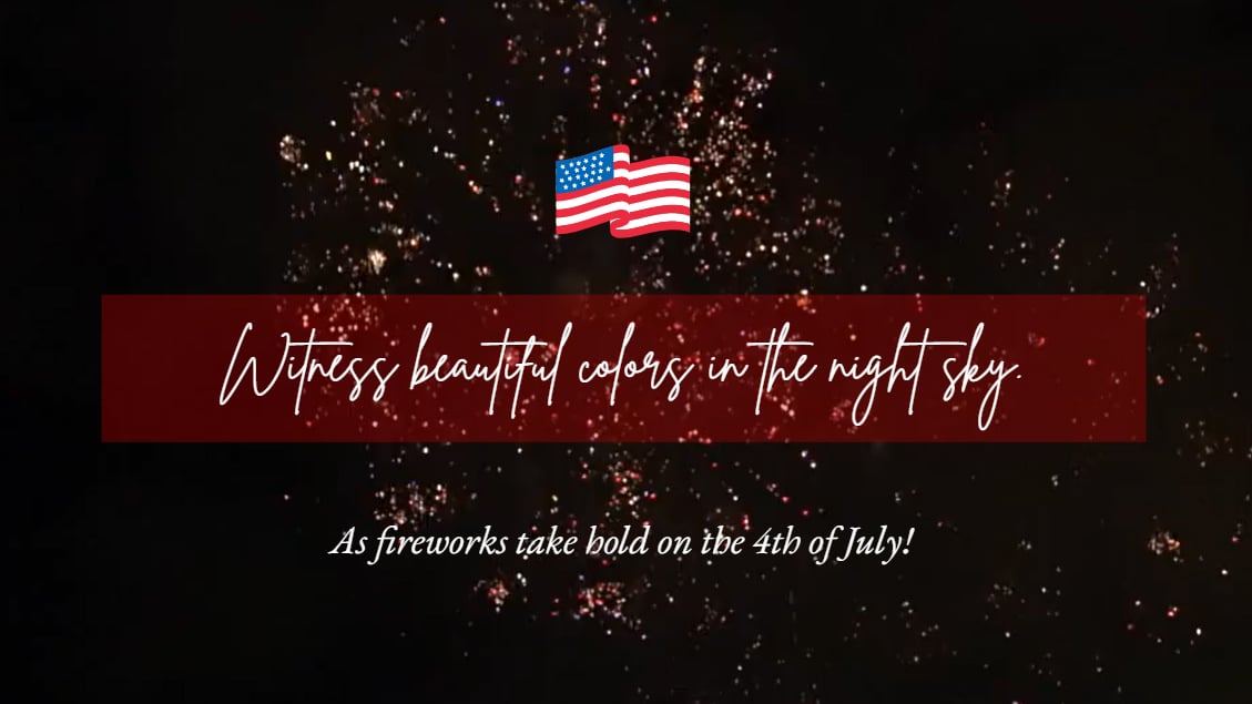 Happy 4th Of July Fireworks Video Template
