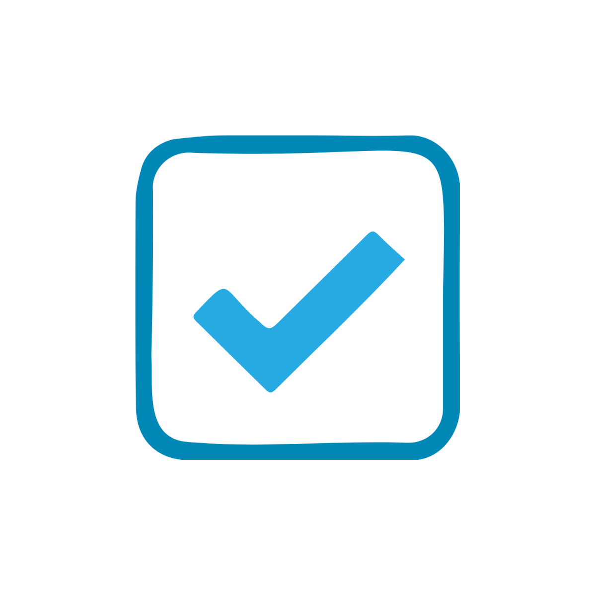 Free Blue Check Mark clipart Template