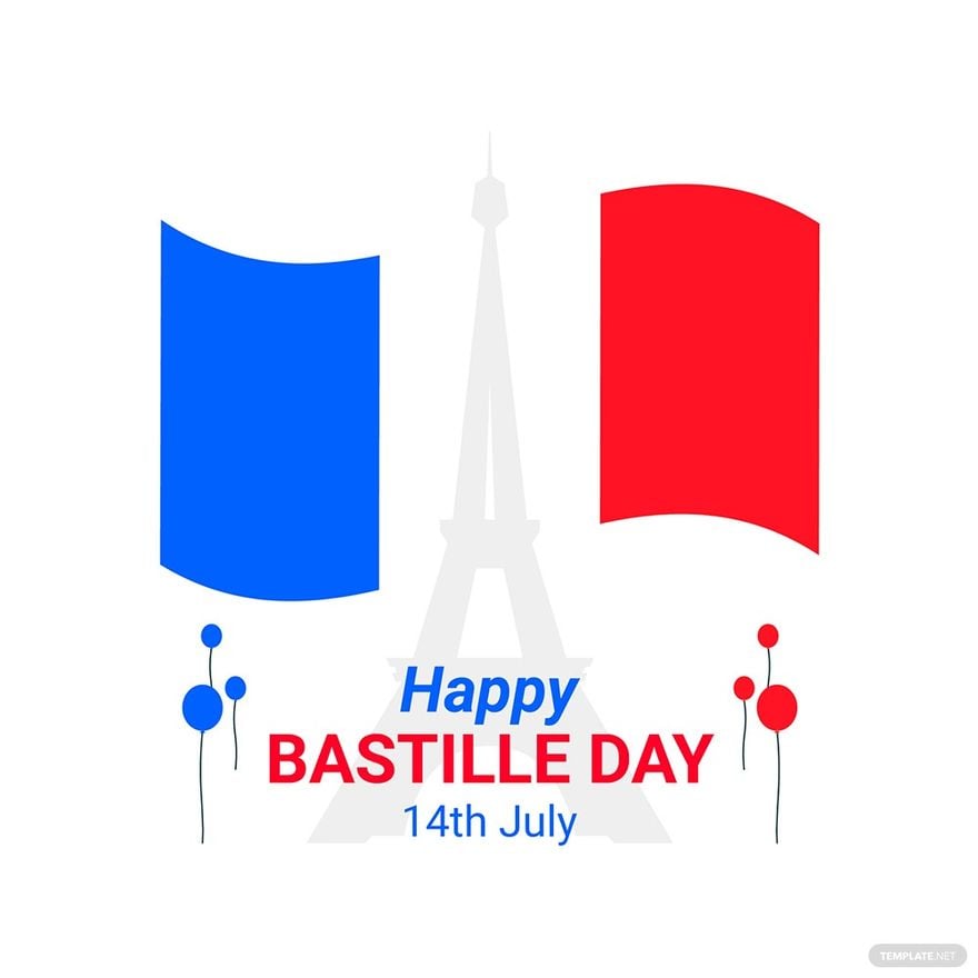 Bastille Day Flag Clipart