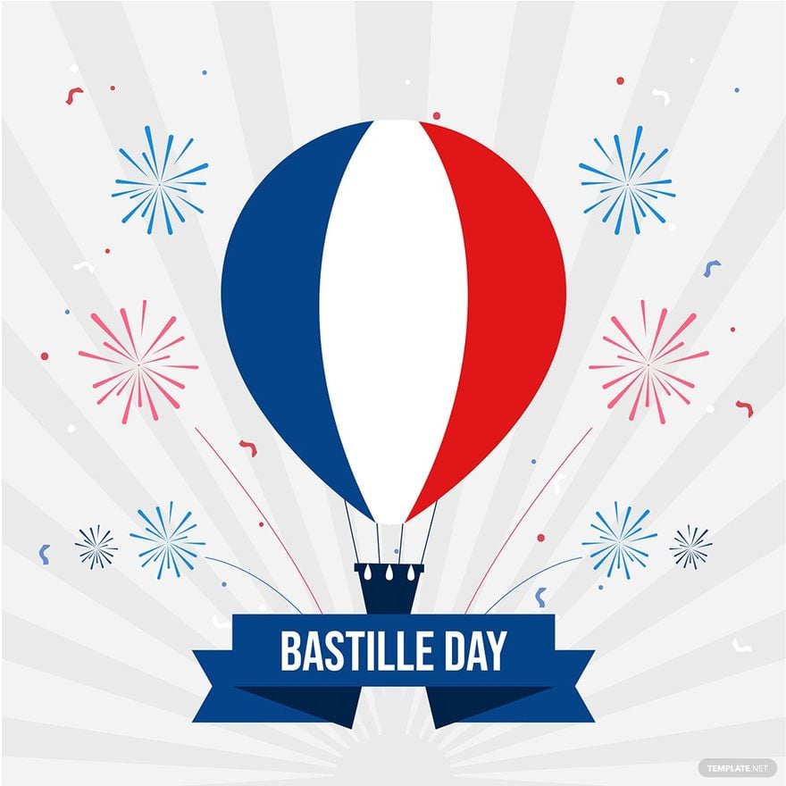 Free Bastille Day Fireworks Clipart
