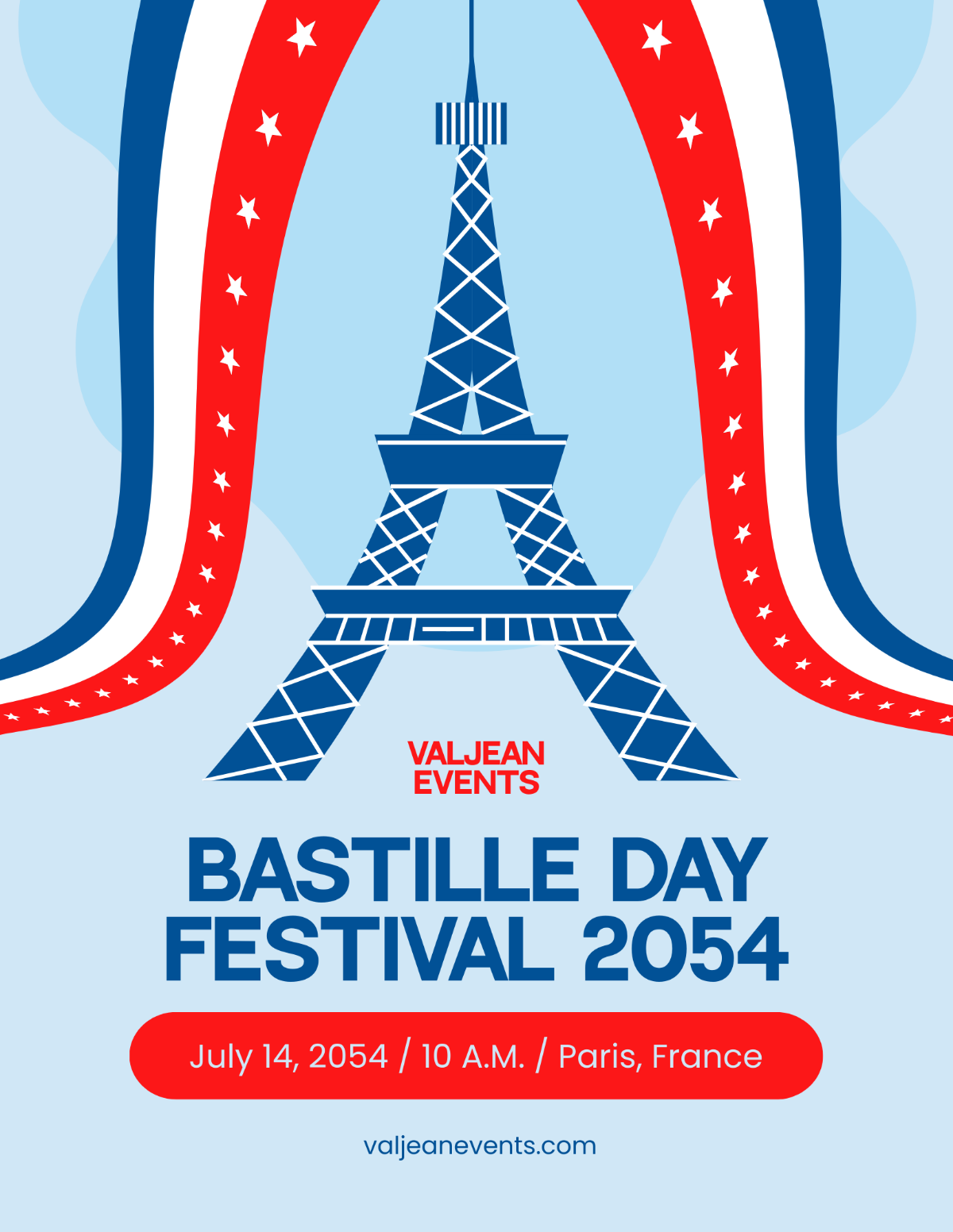 Bastille Day Festival Flyer Template