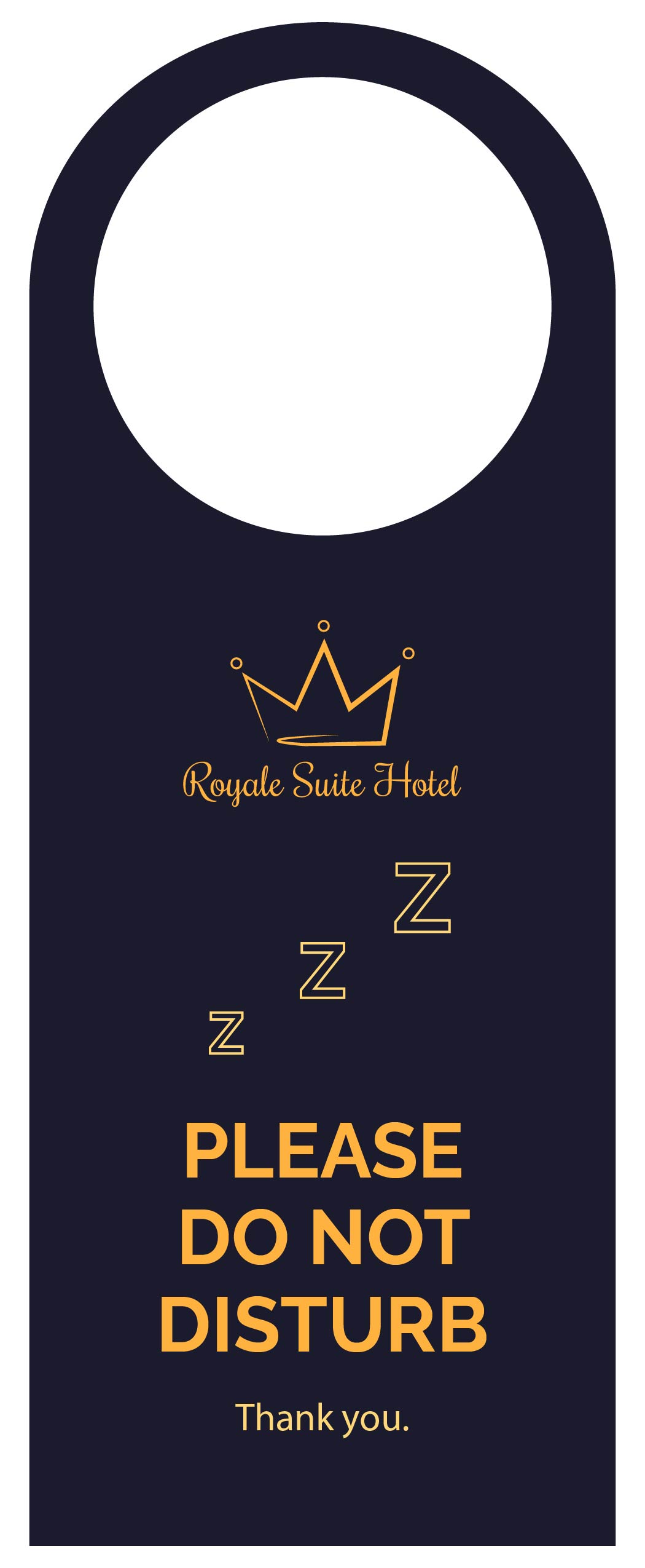 Hotel Door Hanger Template in Word, Google Docs, Illustrator, PSD, Publisher