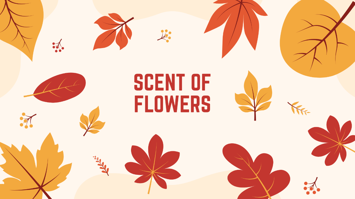 Fall Floral Wallpaper Template