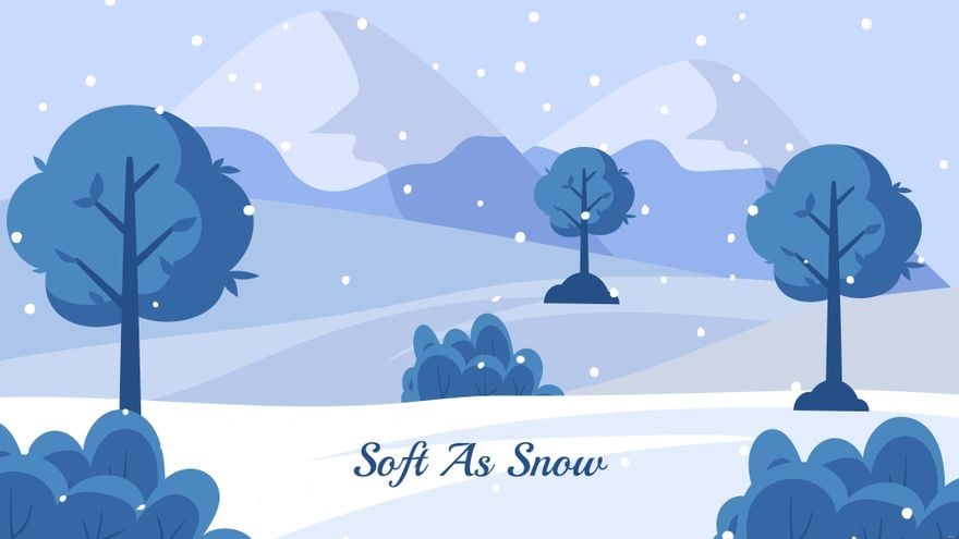 Free Fall Snow Wallpaper in Illustrator, EPS, SVG, JPG, PNG